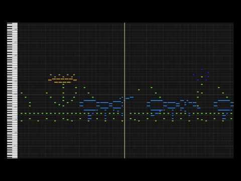 MIDI Drawing no. #20 - Ants and flowers