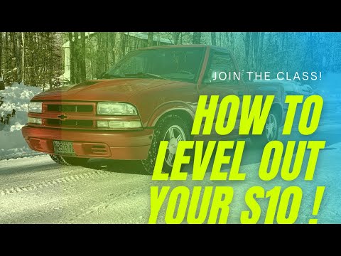 How to level out your s10! Lowering block install