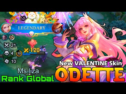 Song of Devotion Odette New VALENTINE Skin - Top Global Odette by Ms liza - Mobile Legends
