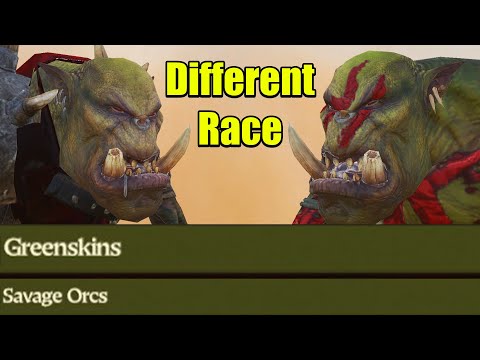 Greenskins and Savage Orcs are Separate Races And Can NOT Confederate Each other in Warhammer3