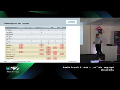 MPS Community Meetup 2018 - Developing and Deploying DSLs and Tooling with MPS Inside Siemens