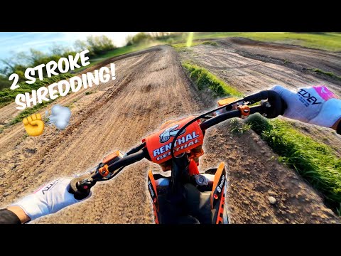 MY 2 STROKE RIPS!! *250sx First Ride*