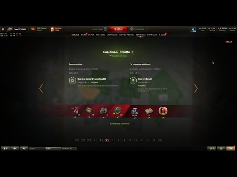 World Of Tanks Obj 279e Coalition 6 -Stiletto with HONORS