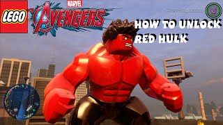 Lego Marvel Avengers - How to Unlock Red Hulk