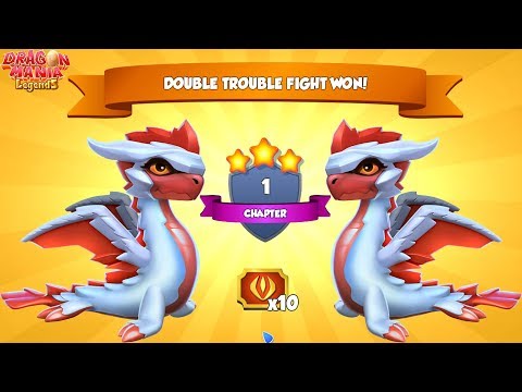 Slushy Dragon + Double Trouble Fight Won! - Dragon Mania Legends | Part 1589 HD