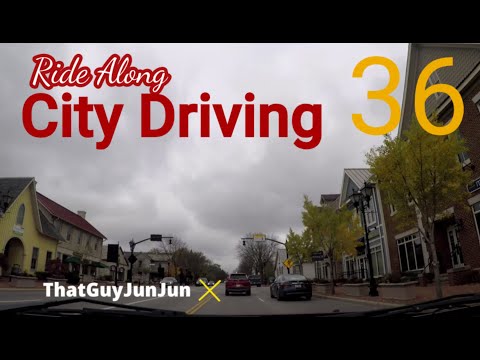 Drive Time 36 l City Driving in Columbus, Ohio. USA.  l  Frantz Rd - Dublin Rd - Scioto Darby Rd.