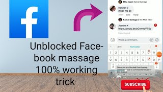 How to unblock commenting on Facebook