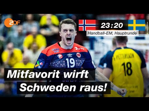 Norwegen - Schweden 23:20 - Highlights | Handball-EM 2020 - ZDF