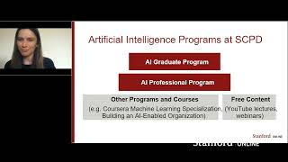  - Stanford Webinar - Artificial Intelligence Courses & Programs: Informational Session