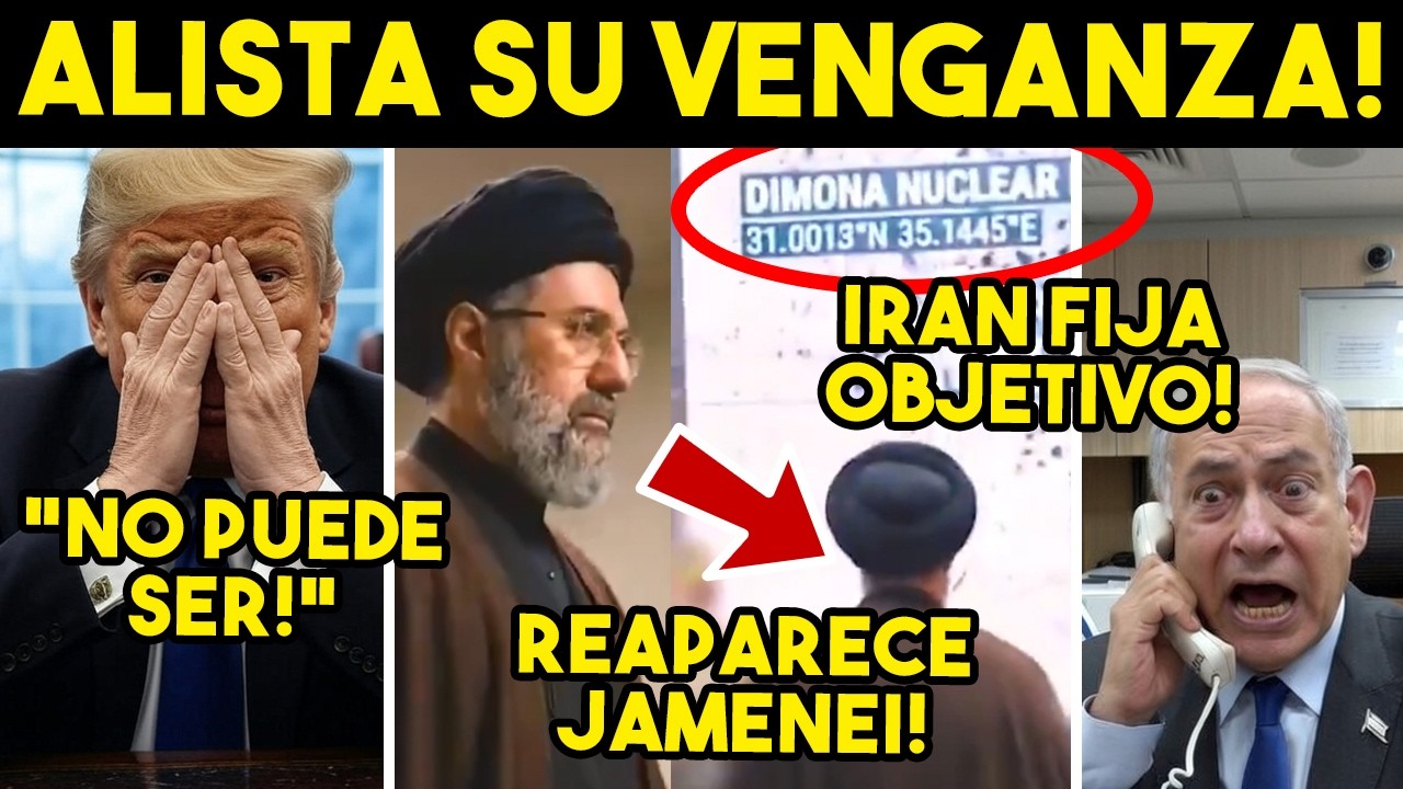 TRUMP HELADO! REAPARECE LIDER IRAN, ALISTA DESTRUCCION TOTAL. SE ATRINCHERA EN CASA BLANCA