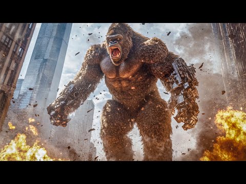 🦍 VS 🤖 КИНГ КОНГ ПРОТИВ МЕХА-ОБЕЗЬЯНЫ ТРАНСФОРМЕРА! СМЕРТЕЛЬНАЯ СХВАТКА! Боевик, Фэнтези, Ужасы