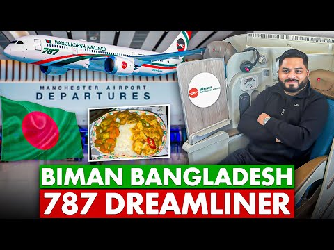 BIMAN BANGLADESH BOEING 787 DREAMLINER BUSINESS CLASS EXPERIENCE | MAN TO SYLHET 🇧🇩✈️TRAVEL VLOG!!! 