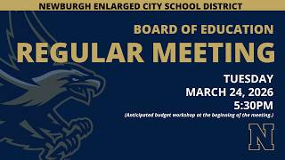 BOE Regular Meeting - March 24, 2026 - 5:30PM