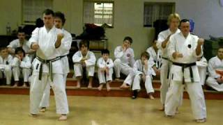 preview picture of video 'kata sanchin (1st kyu) goju ryu martial arts academy glenrothes 20-12-08'