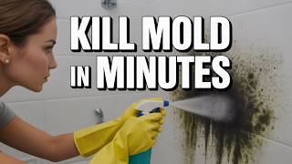 I Removed BLACK MOLD  in MINUTES Using Just 2 Kitchen Ingredients !