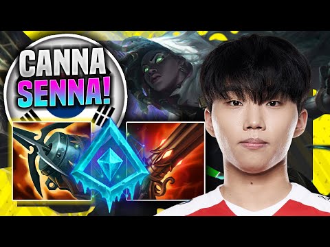 CANNA TRIES SENNA WITH NEW BUFFS! - T1 Canna Plays Senna ADC vs Ezreal! | Season 11