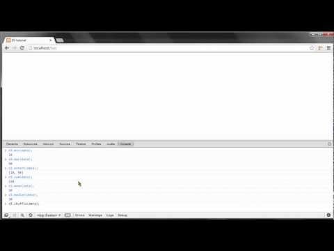 D3.js tutorial - 9 - Working With Arrays