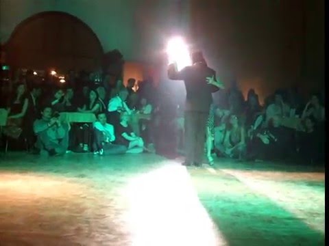  Alejandro Hermida  and  Silvana Anfossi  are  dancing  to  the  milonga  "  Ella Es Asi  "