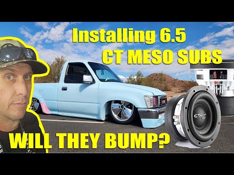 How To Build A Subwoofer Box for 6.5 Inch CT Subwoofers In a Toyota Pickup