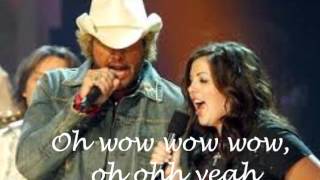 Mockingbird Toby Keith and Krystal Keith with lyrics.wmv