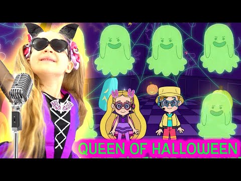 Diana and Roma Sing Along Music Video! "Queen of Halloween" with Lyrics!
