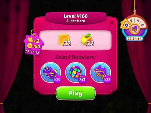 Homescapes Level 4168 With No Boosters - Super Hard Level