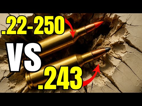 .22-250 vs .243: The Winner Shocked Me in 25 Pounds of Clay