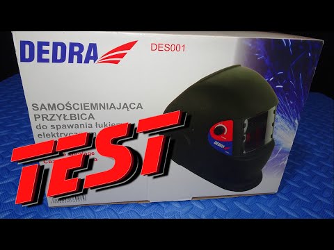 Dedra Suvirinimo skydelis 95x36mm automatikai utemstantys video