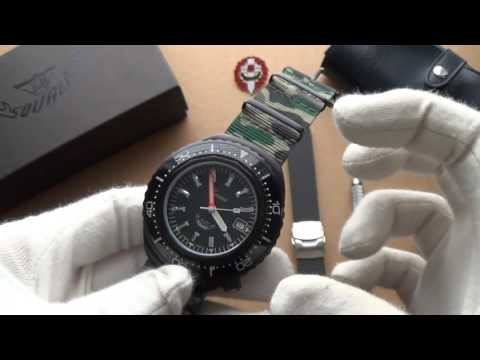 Squale 101 ATM/1000m Automatic Dive Watch Review - A Re-release Of An Iconic 70s Classic - Ref. 2002