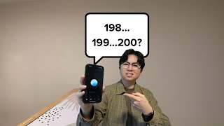 Final week of counting to 200 (WORLD FIRST)