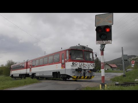 Železničné priecestie / Železniční přejezd Trenčianske Mitice - SP1895 - 18.4.2025