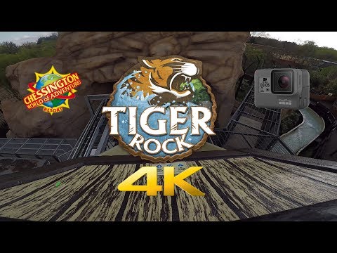 Tiger Rock POV : Chessington World Of Adventures 4k Front Seat
