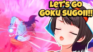 Oozora Subaru Loses Her Mind Over Goku’s Kaioken x4!