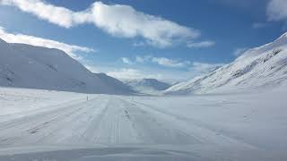 Iceland winter road