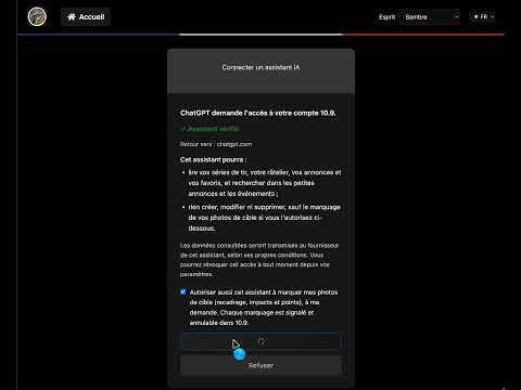 Connecter 10.9 à ChatGPT ou Claude