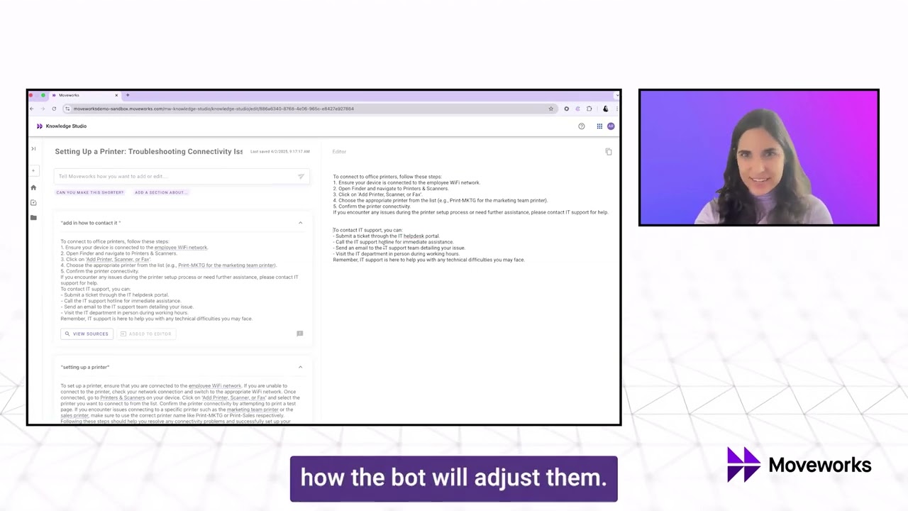Moveworks tutorial