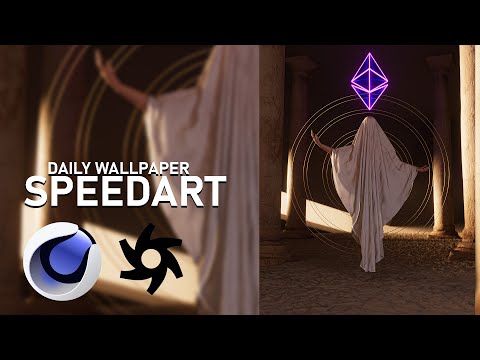 Ghost Gold I Everyday/Daily render I Cinema4D and Octane render Speedart I Damongraphics