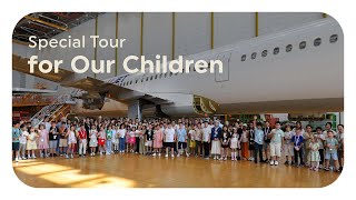 A Special Hangar Tour for Our Colleagues' Children | Turkish Technic
