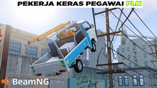 Download lagu All About PLN Cars Repairing Electricity 😅😂 BeamNG Drive Gameplay Indonesia mp3