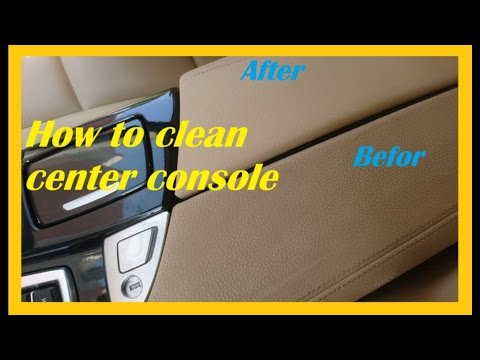 How to clean center console BMW? ALIMECH