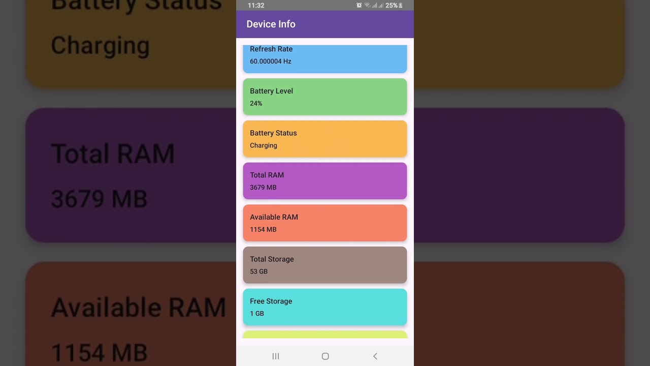 Android device info app Thumbnail