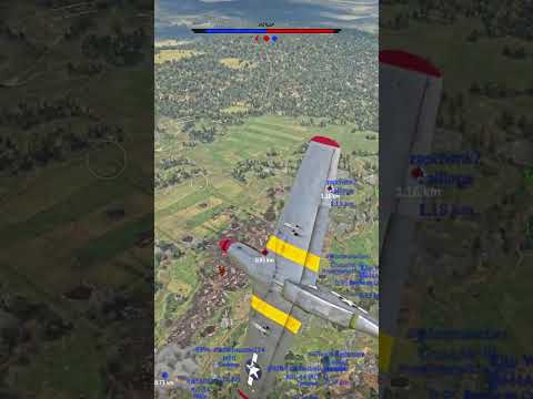 (HEAD ON) WAIT WAIT WAIT | WAR THUNDER 😍 #shorts GAIJIN (P-51C-10)
