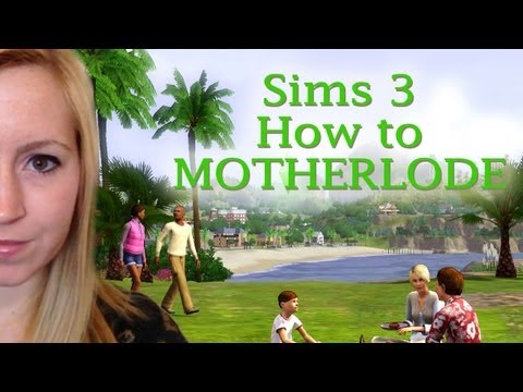 Part of a video titled HOW TO MOTHERLODE (THE SIMS 3) - YouTube