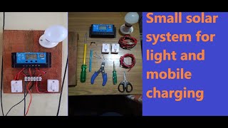 small solar system installation video|12v 10watt solar panel |12v/24v 7amp solar charge controller |