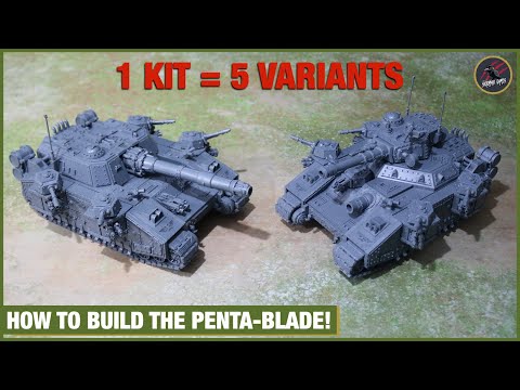 BUILD & MAGNETISE 5 BANEBLADE VARIANTS FROM 1 KIT - THE PENTABLADE! Easy Instructions Warhammer 40k