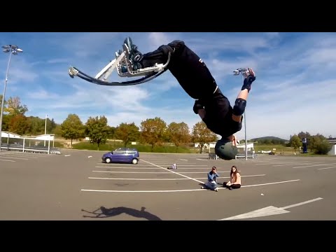 Échasses Urbaines / Jumping stilts / Powerbocking : Street freestyle & Flat 2014