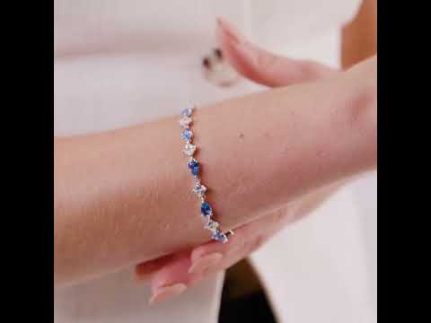 Stříbrný otevřený prsten Freedom Blue Fancy FFB114