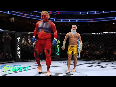 UFC4 | Old Bruce Lee vs Angry Fat Glass (Hardest Ai)