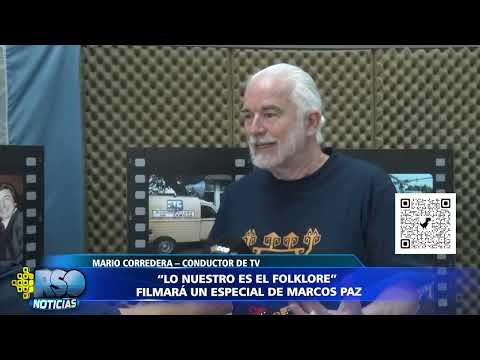 LO NUESTRO ES EL FOLKLORE   FILMARÁ UN ESPECIAL DE MARCOS PAZ