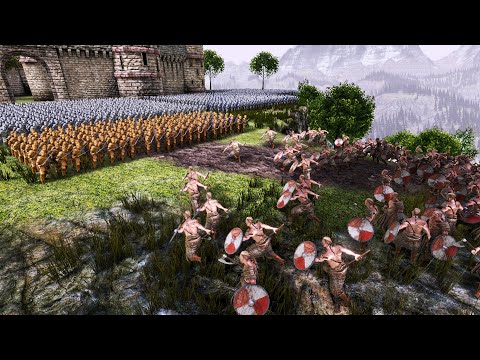 Vikings Lay Siege to Castle Ultimate Epic Battle Simulator UEBS